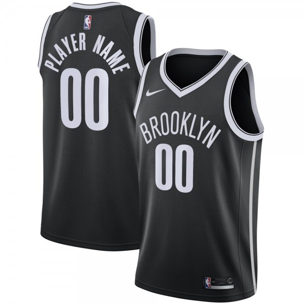 Brooklyn Nets Trikot Benutzerdefinierte 2020-2021 Nike Icon Edition Swingman - Herren